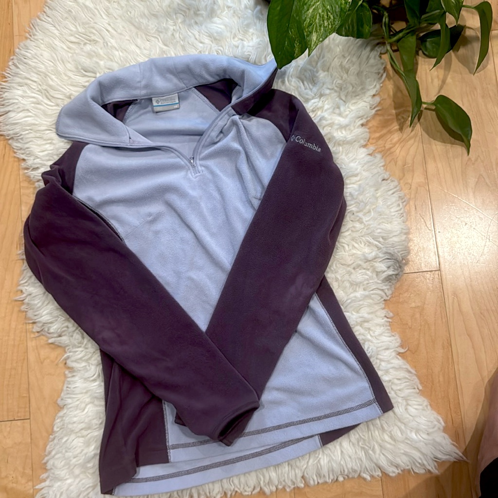 Columbia Women’s Pullover Sweater Sweatshirt Size Xs Extra Small Purple